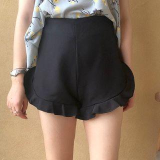 Ruffle-trim Shorts