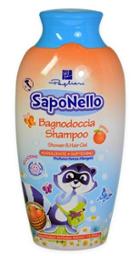 Saponello - Sweet Softening Shower And Hair Gel (peach) 400ml