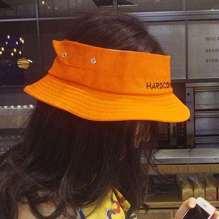 Embroidered Open-top Bucket Hat