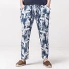 Straight-fit Printed Pants