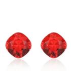 Swarovski Elements Stud Earring Red - One Size