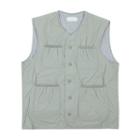 Plus Size Multi-pocket Vest
