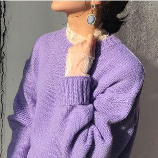 Long-sleeve Lace Top / Sweater