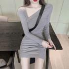 Asymmetric Mini T-shirt Dress