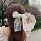 Bow Flower Hair Clip