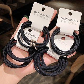 Set: Hair Tie Set Of 3 - Rope - One Size