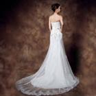 Strapless Mermaid Lace Wedding Dress