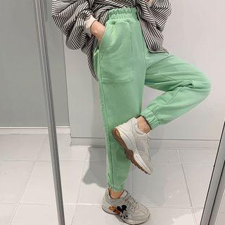 Patch-pocket Baggy-fit Jogger Pants