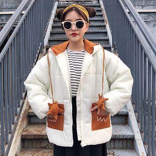 Cartoon Padded Zip Jacket