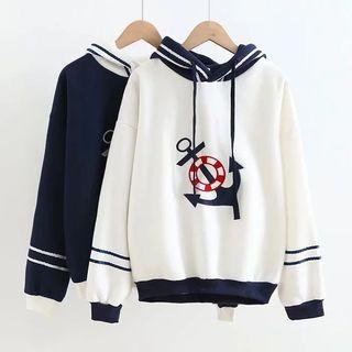 Sailor Print Hoodie