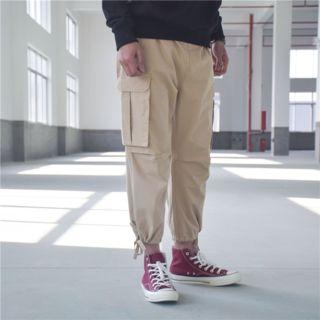 Tie-cuff Cargo Pants