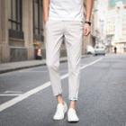 Floral Detail Straight-fit Pants