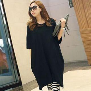 Plain Loose-fit Dress