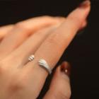 Claw Open Ring Ring - Silver - 12