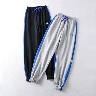 Logo Two-tone Jogger Pants
