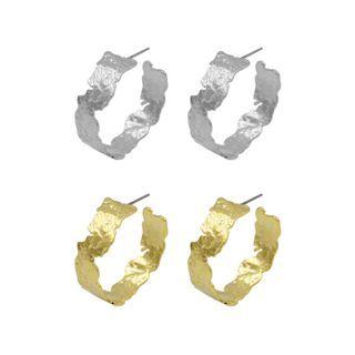 Uneven Hoop Earrings