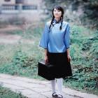 Cheongsam Set: 3/4 Sleeve Top + Midi Skirt