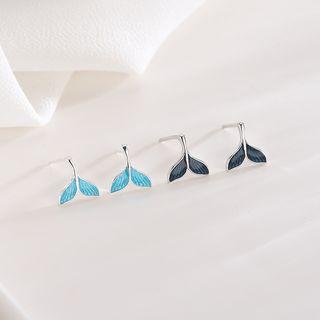 Fishtail Stud Earring
