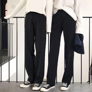 High-waist Straight Cut Pants