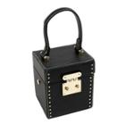 Metallic-detail Square Tote Bag