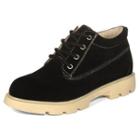 Faux Suede Lace-up Shoes