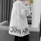 Hood Lettering Windbreaker