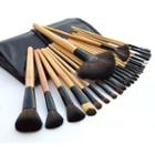 Set Of 24: Makeup Brushes + Bag 24 Pcs + Bag