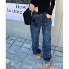 Star Patch Baggy Jeans