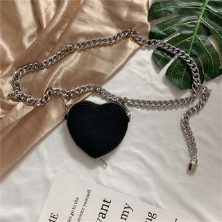 Heart Pouch Chain Belt