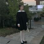 Shirtdress / Puff-sleeve A-line Dress