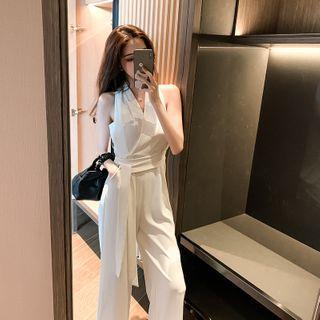 Halter Plain Jumpsuit