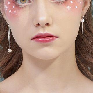 Asymmetric Earring 1 Pair - Asymmetric - Silver - One Size
