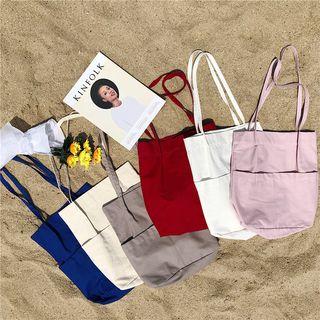 Solid Color Shopping Bag