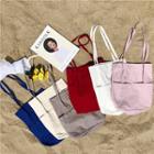Solid Color Shopping Bag
