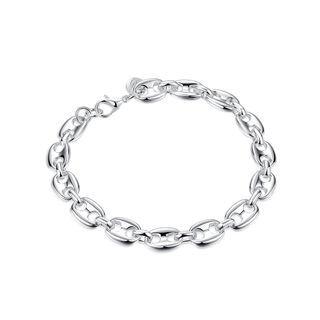 Simple Geometric Bracelet Silver - One Size