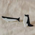 Ceramic Whale / Penguin Brooch