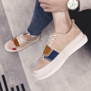 Applique Lace-up Shoes