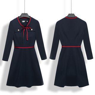Ribbon Mini A-line Dress