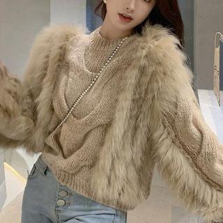 Furry Top Khaki - One Size