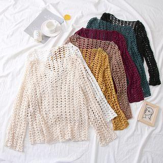 Heart-crochet Light Top