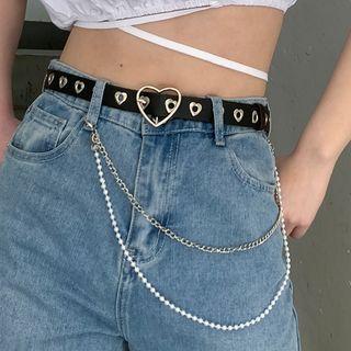 Faux Leather Belt / Waist Chain / Set