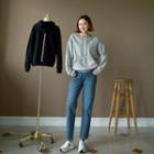 Contrast-trim Kangaroo Hoodie