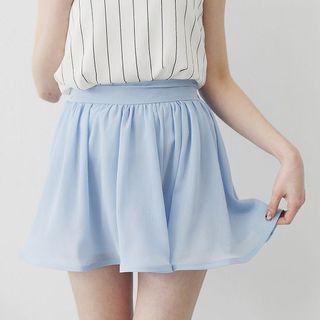 Plain Chiffon Skirt