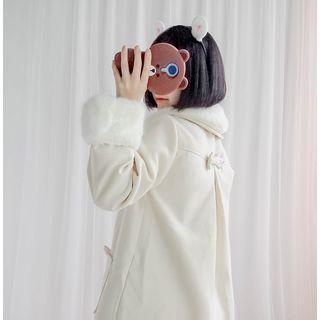 Bow Buttoned Coat