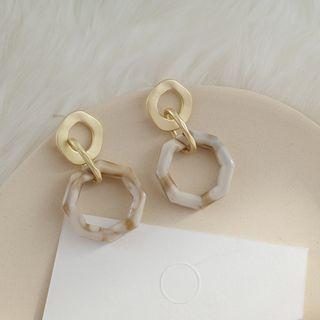 Vintage Hoop Drop Earring As Shown In Figure - One Pair