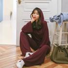 Dip-back Loose-fit Hoodie