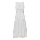 Sleeveless Tasseled A-line Dress
