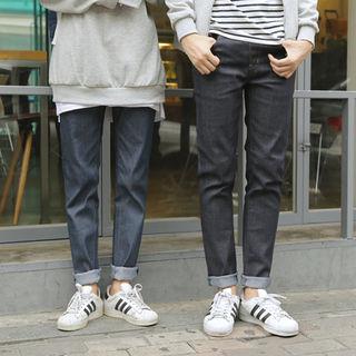 Band-waist Relaxed Fit Jeans