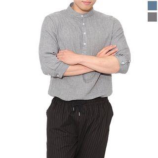 Half-placket 3/4-sleeve Shirt