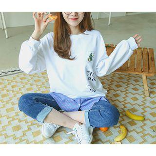 Mock Shirt Layered-hem Camisole Top